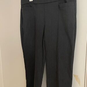 Liz Claiborne Black Ponte Tailored Trousers